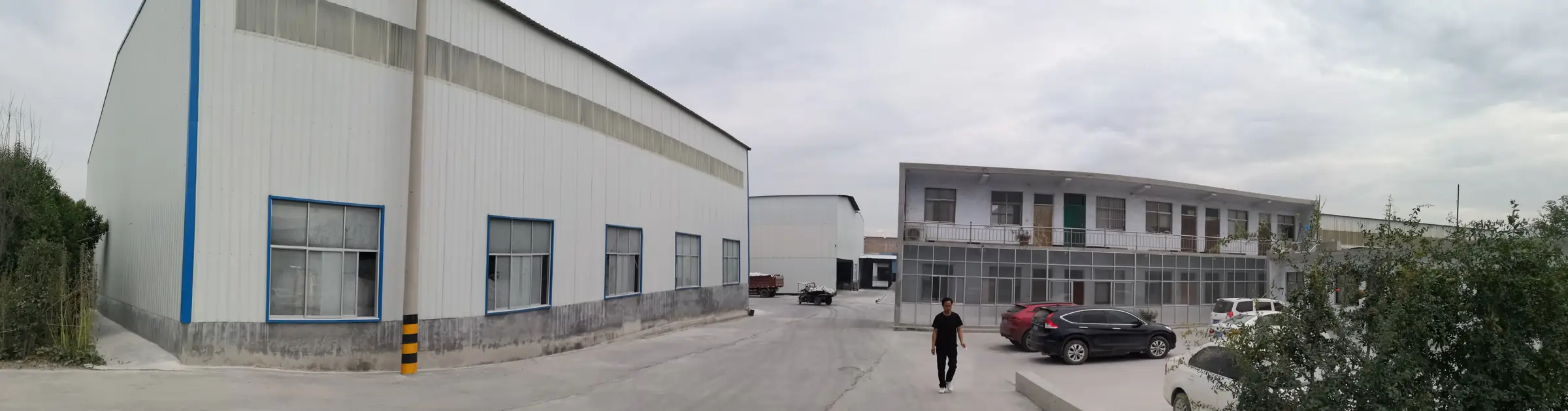 Qianyi factory exterior in the Zhengzhou superhard materials park