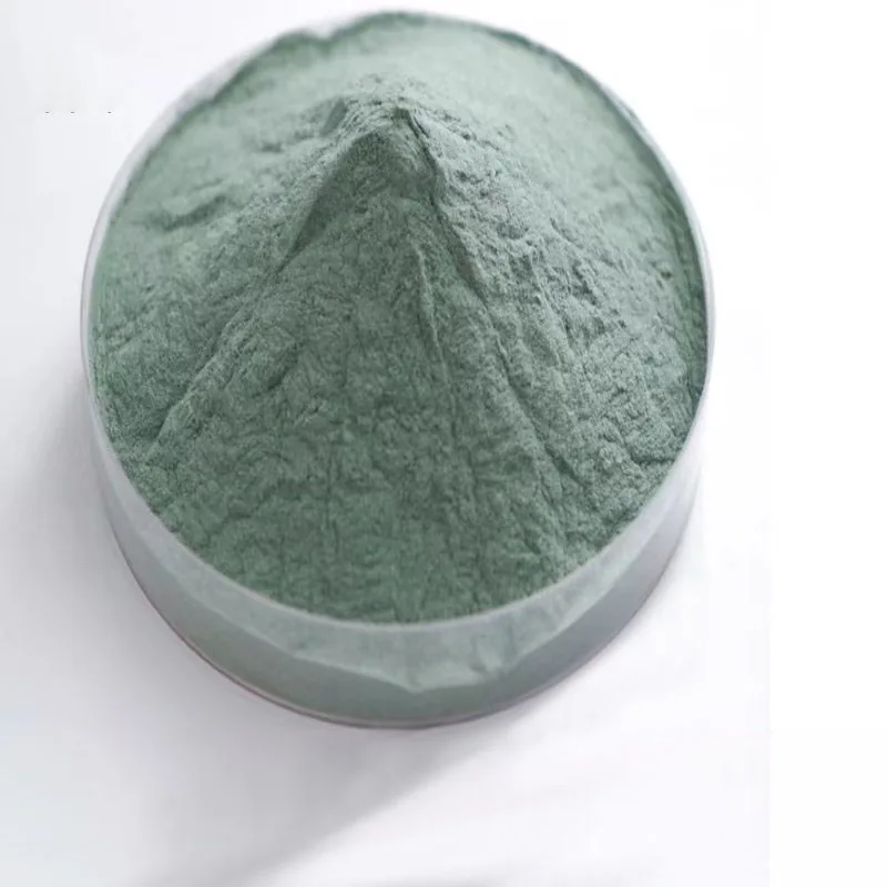Green silicon carbide graded sample