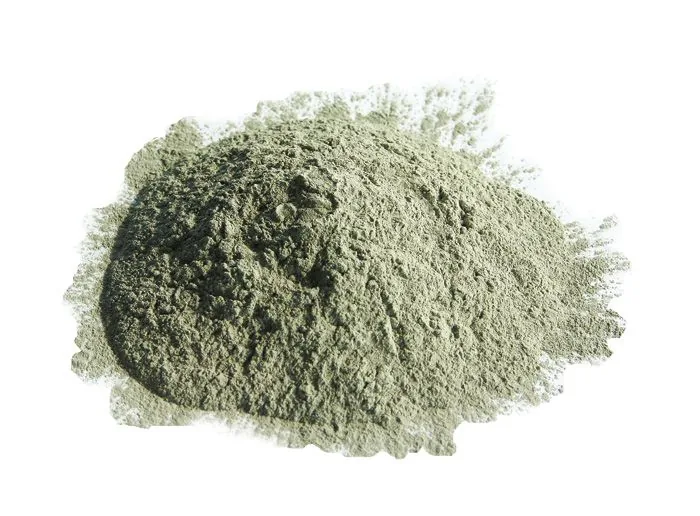 Green silicon carbide fine powder